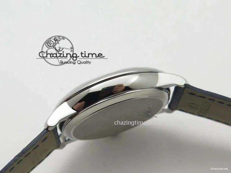 0701 De Ville MK 1:1 Best Edition SS Blue Dial On Black Leather Strap A Lightweight 8258